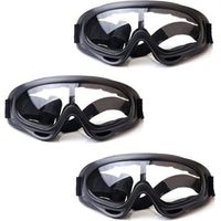 Paquet de 3 lunettes de sécurité pour enfants, lunettes de jeu en plein air pour enfants pour la protection des yeux de jeu et le travail en laboratoire