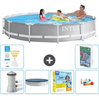 Prism Frame Pool Rund - 366x76 cm - 7-teilig S231