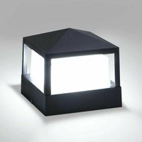 Outdoor Recessed Spot Light Post Lamp Pillar Gate Lamp Outdoor Light Column Lamp Villa Ip65 Waterproof Aluminum Garden Landscape Lawn Gate Fence Entrance Light, Cool White