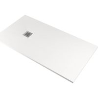 Piatto Doccia in Pietra 70x100 cm Pedrinelli Ardesia Stone Side Bianco