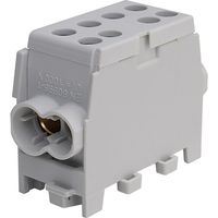 Hauptleitungs-Abzweigklemme - schwarz, 1-polig 2x Eingang 35 mm² / 2x Ausgang 25 mm²