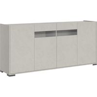 Buffet 4 Portes 174 X 40 X 81 Cm Cachemire Reflet