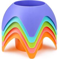 Indispensables pour des vacances à la plage : dessous de verre et porte-gobelets, ensemble de 5 pièces, plusieurs couleurs, un must pour les adultes, la famille et les amis.