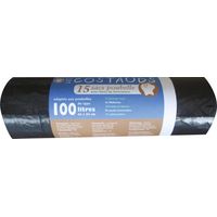 Bolsa de basura con lazos tradicional 100 15 Ep 25 µm
