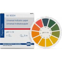 Papier indicateur universel pH 1–14, rouleau