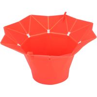 Folding Microwave Oven Popcorn Bowl DIY Silicone Popcorn Maker Machine Home Kitchen Tool Red