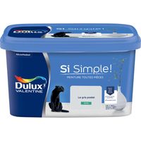 Peinture toutes pièces Si Simple Aspect Satin - Le Gris Pastel 2,5 L - Dulux Valentine