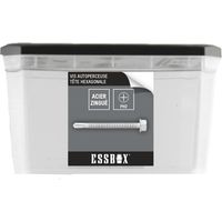 ESSBOX SCELL-IT Selbstbohrende Schraube - weiß verzinkt - Sechskantkopf - Ø6,3 mm x 32 mm - Packung mit 200 Stück - EX-94704163032