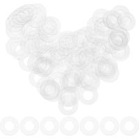 crochets adhésifs transparents en PVC étiquettes en