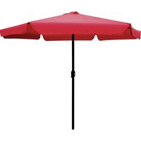 Linder Exclusiv Sonnenschirm, Gartenschirm Ø 300 cm,mit Kurbel,Burgund