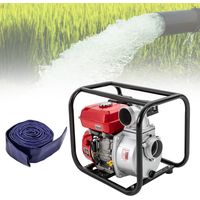 212CC 4-Stroke 7.5HP Benzin Wassertransferpumpe Manueller Start 3600RPM