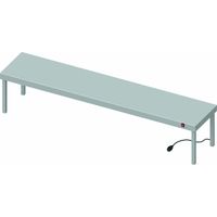 Etagère de Chef Inox Chauffante - 1500 à 1900 mm - Profondeur 400 - Stalgast