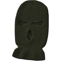 Herbst-Winter-Radfahrer-Gesichtsmaske, gestrickt, hochelastisch, Unisex, einfarbig, für introvertierte Menschen-Green