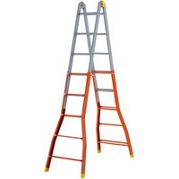 Scala Scaletto Telescopica Gigante En Acciaio Gierre 5+5