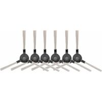 6 Pièces Brosses Latérales Robot Aspirateur Nettoyant Pièces pour Amibot Pure, Pulse et Prime,AMIBOT Prime H2O,AMIBOT Pure H2O,