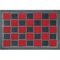 Tapis Picots Floque Rouge 40x60cm Antidérapant - Idmat