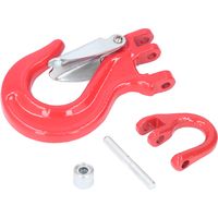 Eosnow Winch Trailer Clevis Hook Red 2T Ladung 80 Stahl Universal mit Sicherheitsriegel Schwerlast