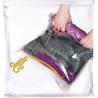 12 sacs de compression pour voyage - Sacs gain de place - Sacs de rangement pour valise - Sacs de rangement pour voyage - Sacs sous vide pour voyage-AquaForge