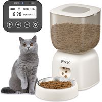 PUPPY KITTY 3 L Futterautomat, weiß Automatischer Katzenfutterspender, individuelles Fütterungsprogramm, 10-sekündige Sprachaufzeichnung
