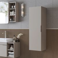 Roomart LYCIA-60 Hochschrank Bad 35 cm breit, Beige