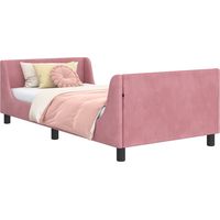 Maison Exclusive - Cadre de lit pour enfants avec tête de lit Rose 80 x 200 cm
