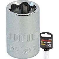 Neilsen 3/8" Drive Standard Shallow Square Metric Single Socket 13mm