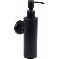 SHINING HOUSE Wand-Seifenspender aus Edelstahl 304, 200 ml, mattschwarz, Wand-Seifenspender, Badezimmer, manuelle Shampoo-Duschgel-Flasche