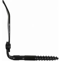 Rolladenstopper schwarz zum Anschrauben Länge 130 mm, 2 Stück