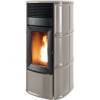 Stufa a Pellet ad Aria 10 Kw MCZ SUITE Air 10 M3 Rivestimento Ceramica - Salt and Pepper
