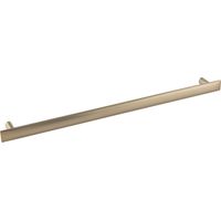 Furnipart Möbelgriff Flow Breite 356mm - Schrankgriff LA 320mm elegant, Zinkdruckguss Messing gebürstet