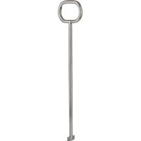 HÄRKE sollevatore coperchi pozzetto L.600mm con piedino a fessura zincato - 48003