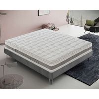 Colchón de látex 120x190 extraíble de 21 cm de alto - Rigidez H2 Medio 7 Zonas 100% Ergonómico Látex antiácaros transpirable 100% Hecho en Italia