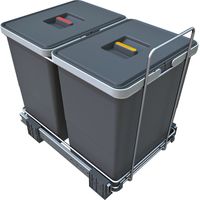 Elletipi PF01 34B2 Pattumiera Differenziata Estraibile per Base