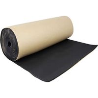 Mousse acoustique pour voiture, isolation phonique, réduction du bruit, coton autocollant, isolation thermique, mousse insonorisante, 1 rouleau, 100 cm x 100 cm, 3 mm, noir, motif 14