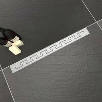 70cm Linear Shower Drain Type C Stainless Steel Wetroom Channel Gully Trap Waste