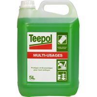 Nettoyant multi-usage concentré 5l – Dégraissant et brillant pour toutes surfaces lavables – Efficace contre saleté tenace – Teepol