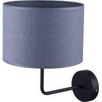 Applique Nowodvorski ALICE grigia tessuto E27 1 luce