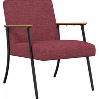 Fauteuil relax Fauteuil Bordeaux tissu
