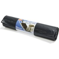 Bolsas de basura para escombros 60L (rollo de 10) - negras (12)