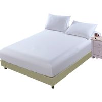 Sheet Fitted Queen - 100% Cotton Percale - Deep Pocket 38 Cm - Elastic All Around - For Mattresses Up To 38 Cm - 1 Piece