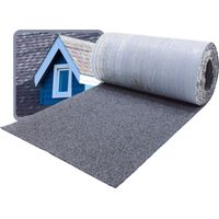 DAPRONA Bardeaux de toit, couverture de faîtage 5m x 32cm bande de faîtage en bitume pour abri de jardin, abri de voiture, nichoir - Gris