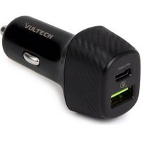 Vultech CA-3QP Ladegerät für Mobilgeräte Universal Schwarz Zigarettenanzünder Schnellladung Auto