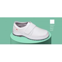 Zapato de sanidad transpirable con pala de microfibra forrada DIAN MILÁN-SCL liso 46 Blanco