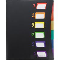 6 seitiger Documentenordner aus PP mit Taschen Design et