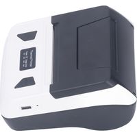 Imprimante thermique sans fil Bluetooth 80mm pour tickets et reçus, blanche, compatible Windows.