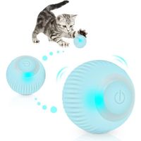 Cat toy ball, electric cat toy ball, smart photo, USB rechargeable, 360-degree rolling function.