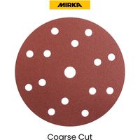 Disque abrasif Coarse Cut ø150mm 15 trous grain 40 - MIRKA - Bte 50 - 4061105040