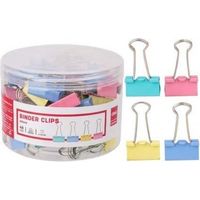 Clips, verschiedene Farben, 25 mm, 48 Stück, Deli
