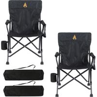 Symino Chaise Pliante Camping-Lot de 1, Tissu Oxford 600D Semi-Transparent, Capacité 120 kg, Léger et Portable, pour Plage Jardin Pêche