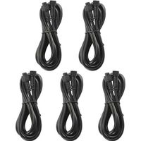 10 pezzi Cavo di prolunga 1M 2Pin IP67 resistente all'acqua per lampade a LED RGB Color Spot LED per illuminazione esterna